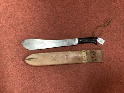 Lot 380 - WWII Machete Manufacturer Legitimus Collins &...