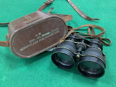 Lot 544 - British Air Ministry Binoculars impressed...