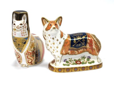 Lot 1094 - Two Royal Crown Derby Porcelain Paperweights, '...