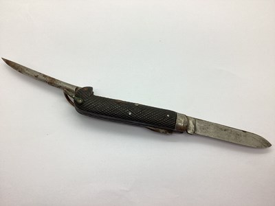 Lot 460 - WWI and Interwar British Army Jack Knife, with...