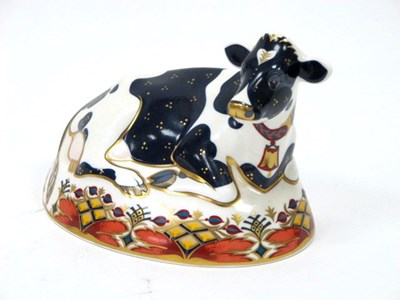 Lot 1095 - A Royal Crown Derby Porcelain Paperweight...