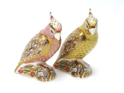 Lot 1097 - Two Royal Crown Derby Porcelain Paperweights, '...