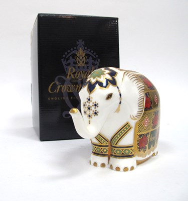 Lot 1082 - A Royal Crown Derby Porcelain Paperweight,...