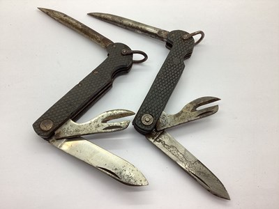 Lot 487 - British Army Jack Knife, with marlin spike and...