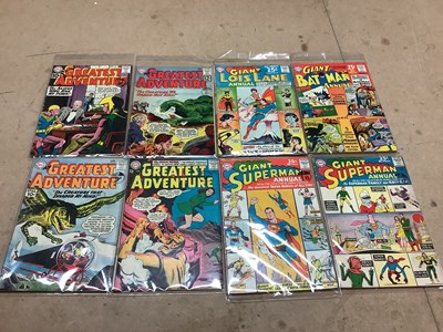 Lot 712 - Eight DC Comics, comprising Giant Batman...