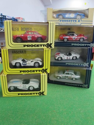 Lot 661 - Seven 1:43 Scale Diecast Model Sports and...