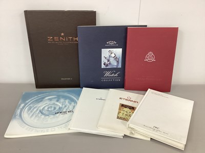 Lot 175 - Literature; Luxuary Wristwatch Catalogues, to...