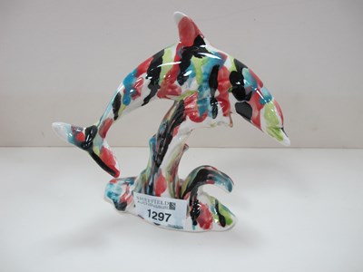 Lot 1297 - Anita Harris Splash Drip Glaze Model of a...