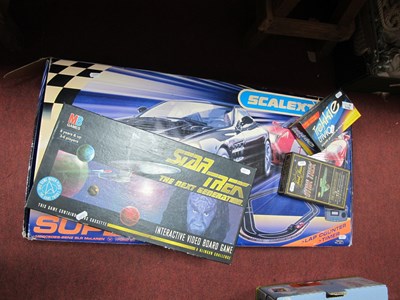 Lot 1142 - Scalextric Track, Barriers (No Slot Cars)...