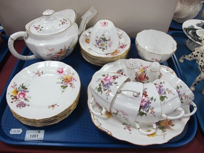 Lot 1261 - Royal Crown Derby 'Derby Posies' Tea Service,...