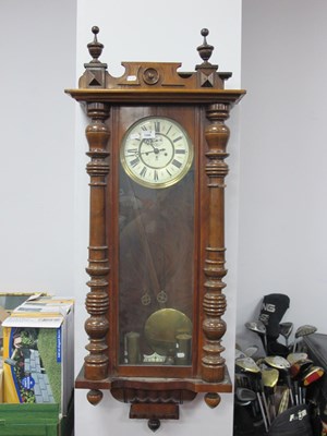 Lot 1550 - Gustav Becker; A XIX Century Walnut Vienna...