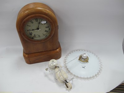 Lot 1393 - A XIX Century American Eight-Day Mantel Clock;...