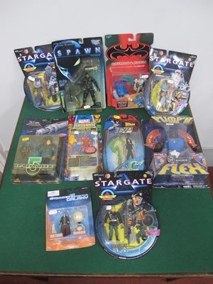 Lot 467 - Ten Mainly TV/ Film Themed Carded Plastic...