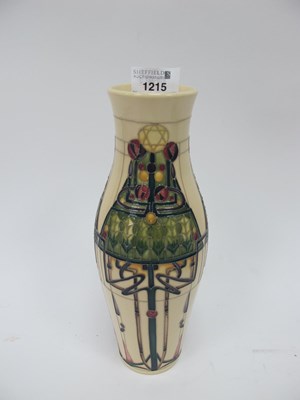 Lot 1215 - A Moorcroft Pottery Vase, decorated with The...