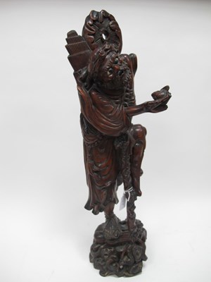 Lot 1364 - A Late XIX Century Chinese Root Carving of an...