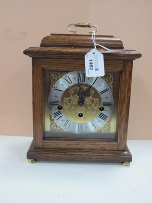 Lot 1462 - Woodford Oak Cased Eight-Day Bracket Clock,...