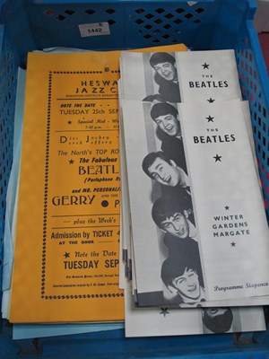 Lot 1442 - The Beatles Later Fliers Heswall and Margate,...