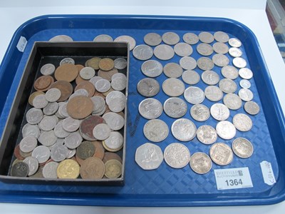 Lot 1364 - Large Collection Of GB And World Coinage,...