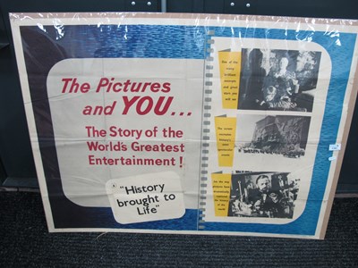 Lot 1161 - Vintage Poster 'The Pictures and You', printed...