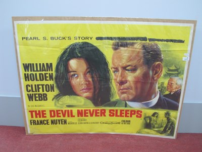 Lot 1512 - Vintage Film Poster 'The Devil Never Sleeps',...