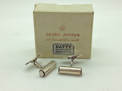 Lot 222 - Henry Larsen for Georg Jensen; A Pair of...