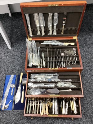 Lot 180 - A Mixed Lot of Assorted Plated Cutlery,...