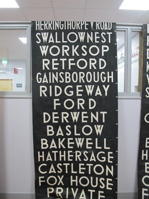 Lot 1514 - Kelbus Bus/ Tram Destination Roll Sheffield...