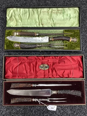 Lot 806 - Henry Wigfull Sheffield Three Piece Carving...