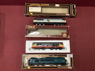 Lot 604 - Three OO Gauge / 4mm Boxed Diesel Locomotives,...