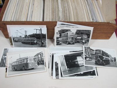 Lot 1412 - Bus & Coach Photographs, mainly 1960s - 80s,...