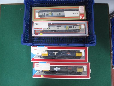 Lot 496 - Four Lima OO gauge / 4mm Boxed Class 37 Co-Co...