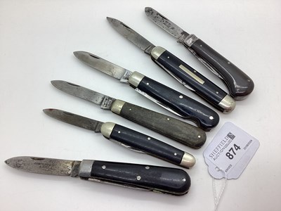 Lot 874 - A Collection of Assorted Folding Pocket Knives....