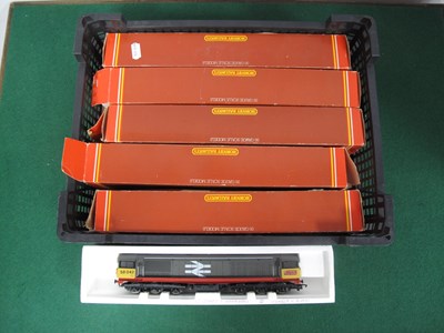 Lot 458 - Five Hornby OO gauge / 4mm Boxed Class 47...