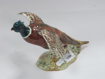 Lot 1288 - Beswick Pottery Figure of a Pheasant,...