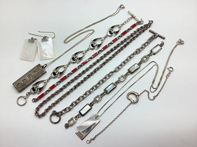 Lot 198 - An Assortment of "925" and Other Jewellery, to...