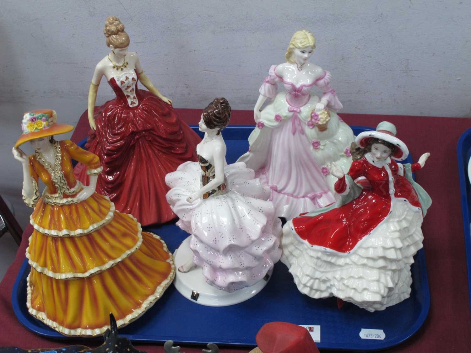 Lot 1233 - Royal Doulton Figurines, Diana, Victorian...