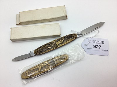 Lot 927 - Inox Solingen German Two Blade Folding...