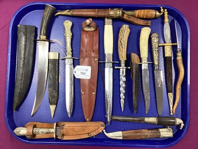 Lot 782 - A Collection of Assorted Decorative Knives,...