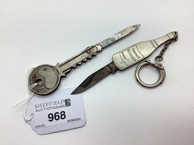 Lot 968 - Novelty Penknife As A Bottle of Champagne;...