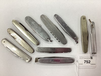 Lot 752 - Assorted Folding Pocket Knives. (10)