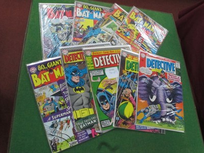 Lot 687 - Nine Silver Age Comic Books by DC, of a Batman...