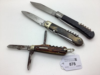 Lot 878 - Multi Tool Folding Pocket Knives, including...