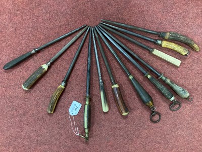 Lot 812 - A Collection of Knife Steel Sharpeners, 30.5cm-...