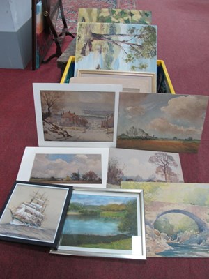 Lot 1548 - Original Artwork, to include Herbery Goodliffe...