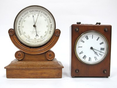 Lot 1292 - A V & M Lepetit, Paris Aneroid Barometer, with...