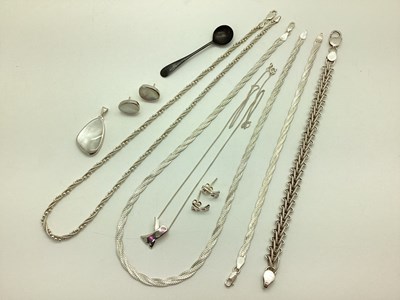 Lot 148 - An Assortment of "925" and Other Jewellery, to...