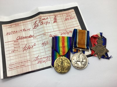 Lot 592 - WWI British Medal Duo Royal Highlanders,...