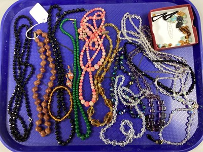 Lot 124 - An Assortment of Glass Bead Jewellery, to...