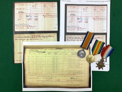 Lot 559 - WWI Deserter British Medal Duo Royal Engineers,...