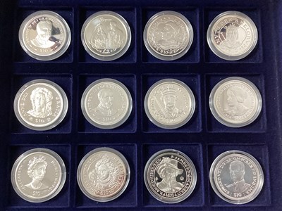 Lot 496 - Collection Of Twelve Silver Coins, including...